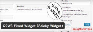 Q2W3 Fixed Widge
